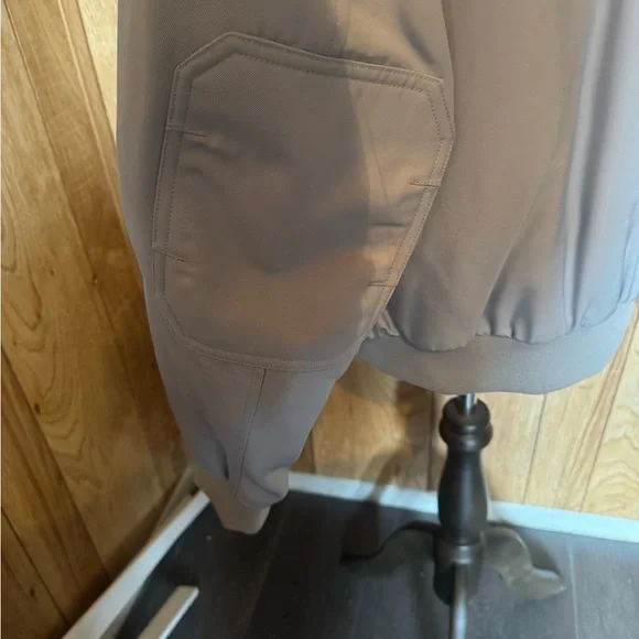 Moose Knuckles Gray Bomber Jacket